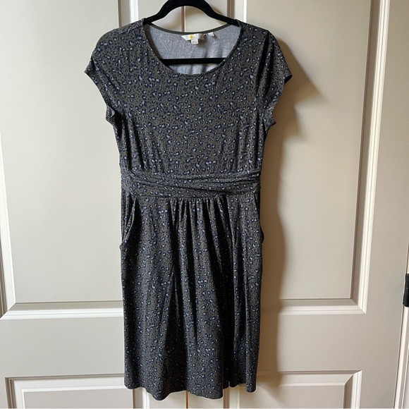 BODEN Leopard print Amelie dress US 8P - Picture 2 of 11